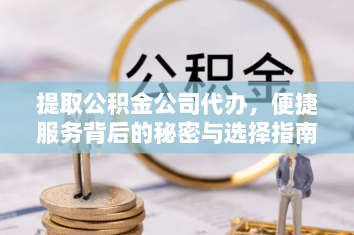 翁源提取公积金公司代办，便捷服务背后的秘密与选择指南