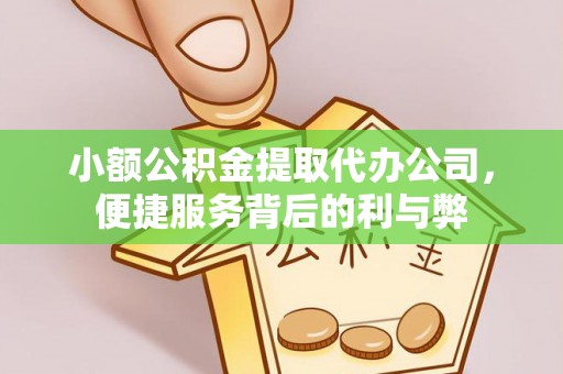 翁源小额公积金提取代办公司，便捷服务背后的利与弊