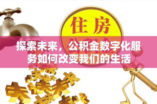 翁源探索未来，公积金数字化服务如何改变我们的生活