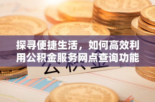 翁源探寻便捷生活，如何高效利用公积金服务网点查询功能