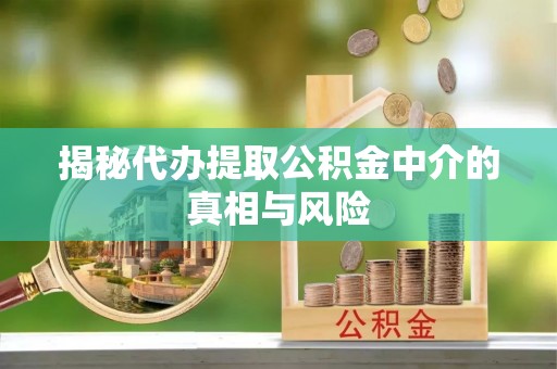 翁源揭秘代办提取公积金中介的真相与风险