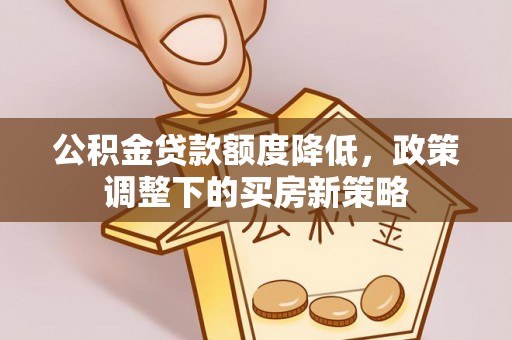 翁源公积金贷款额度降低，政策调整下的买房新策略