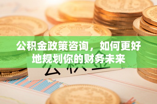 翁源公积金政策咨询，如何更好地规划你的财务未来