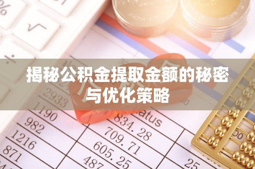 翁源揭秘公积金提取金额的秘密与优化策略