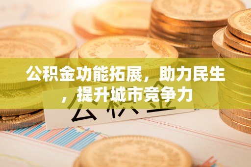 翁源公积金功能拓展，助力民生，提升城市竞争力