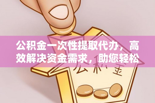 翁源公积金一次性提取代办，高效解决资金需求，助您轻松应对生活难题