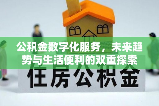 翁源公积金数字化服务，未来趋势与生活便利的双重探索