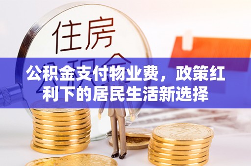 翁源公积金支付物业费，政策红利下的居民生活新选择