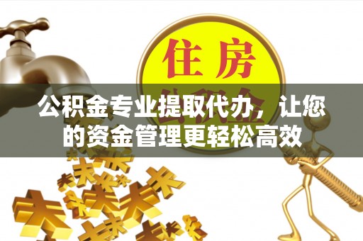 翁源公积金专业提取代办，让您的资金管理更轻松高效