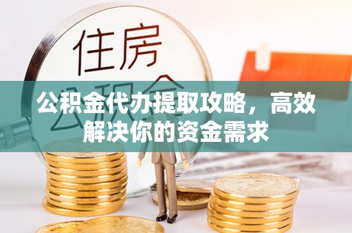 翁源公积金代办提取攻略，高效解决你的资金需求