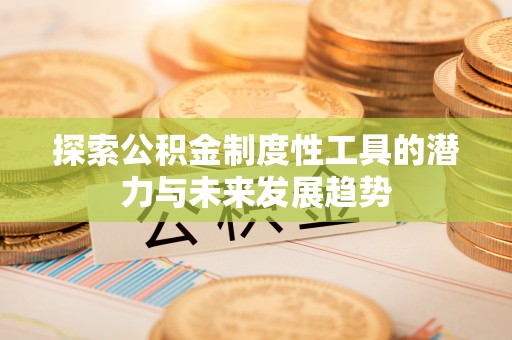 翁源探索公积金制度性工具的潜力与未来发展趋势