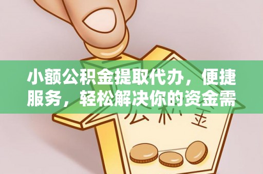 翁源小额公积金提取代办，便捷服务，轻松解决你的资金需求
