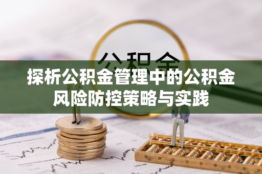 翁源探析公积金管理中的公积金风险防控策略与实践