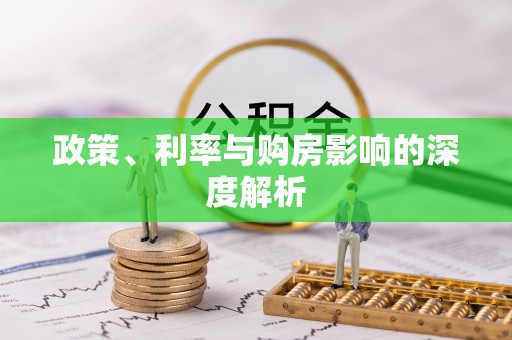 翁源政策、利率与购房影响的深度解析