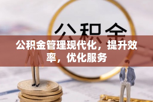 翁源公积金管理现代化，提升效率，优化服务