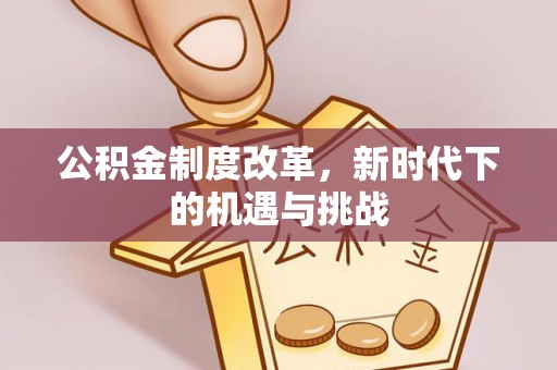 翁源公积金制度改革，新时代下的机遇与挑战