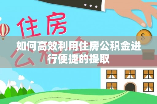 翁源如何高效利用住房公积金进行便捷的提取