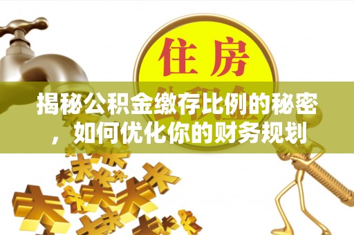 翁源揭秘公积金缴存比例的秘密，如何优化你的财务规划