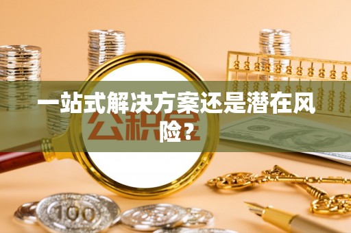 翁源一站式解决方案还是潜在风险？